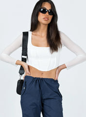 Lovi Long Sleeve Top White