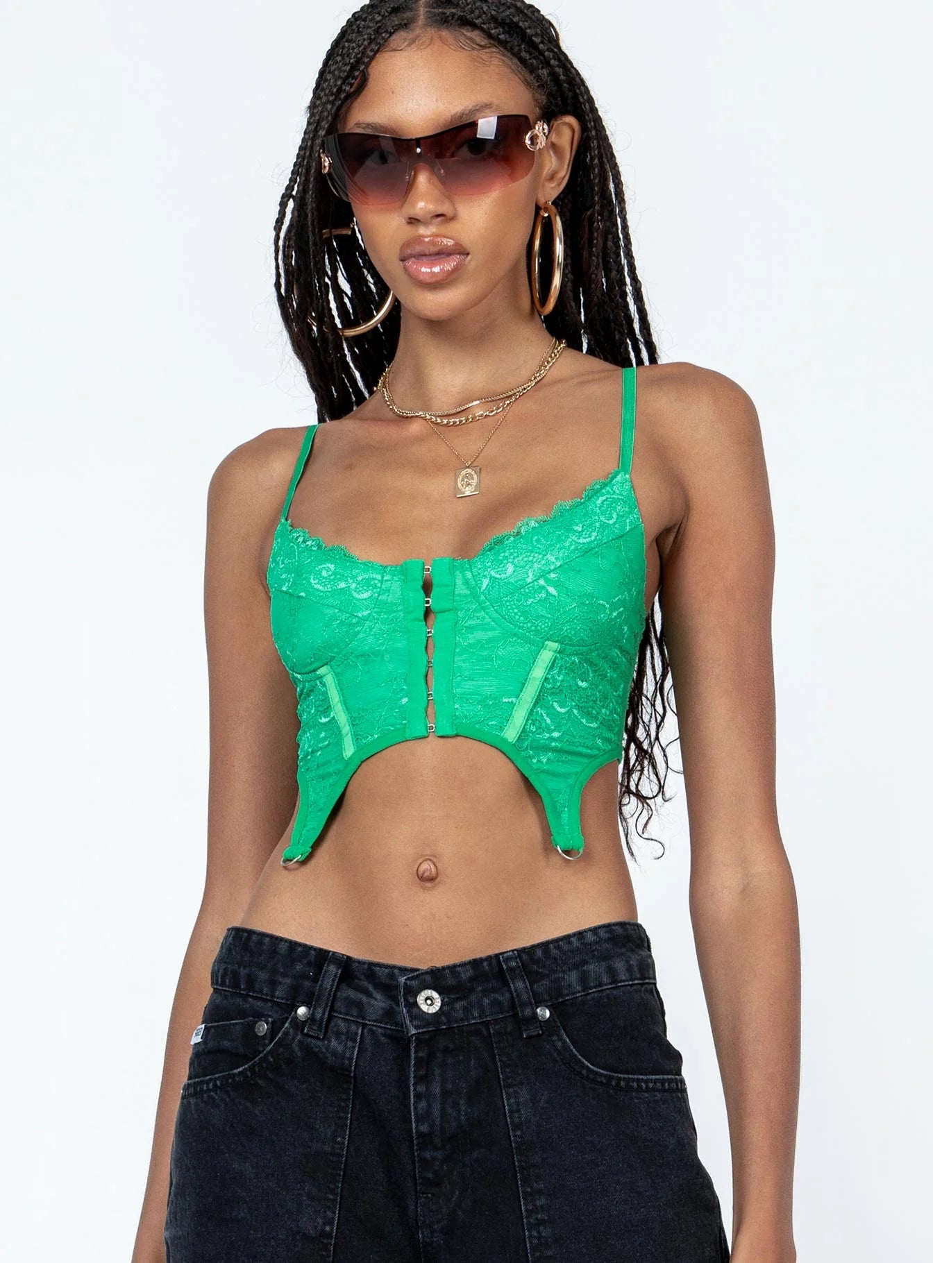 Louisa Top Green