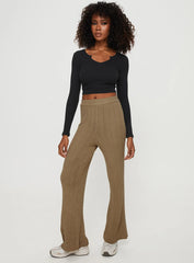 Laurina Long Sleeve Top Black
