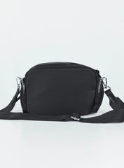 Lonnie Eco Nylon Crossbody Bag Black