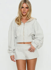 Daybreak Rib Waist Shorts Snow Marle