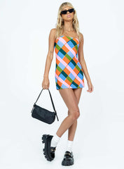 Paradise City Mini Dress Multi Lower Impact