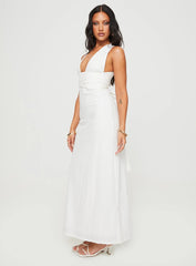 Alsace Maxi Dress White