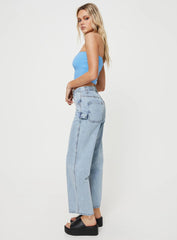 Alessandara Jeans Light Wash Denim
