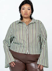 Anni Stripe Shirt Multi Curve