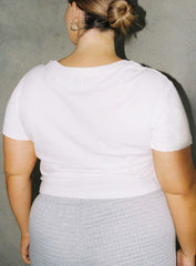 Organic Take Care Charity Baby Tee White Curve