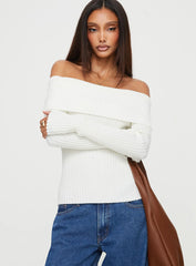 Coolidge Off The Shoulder Top White