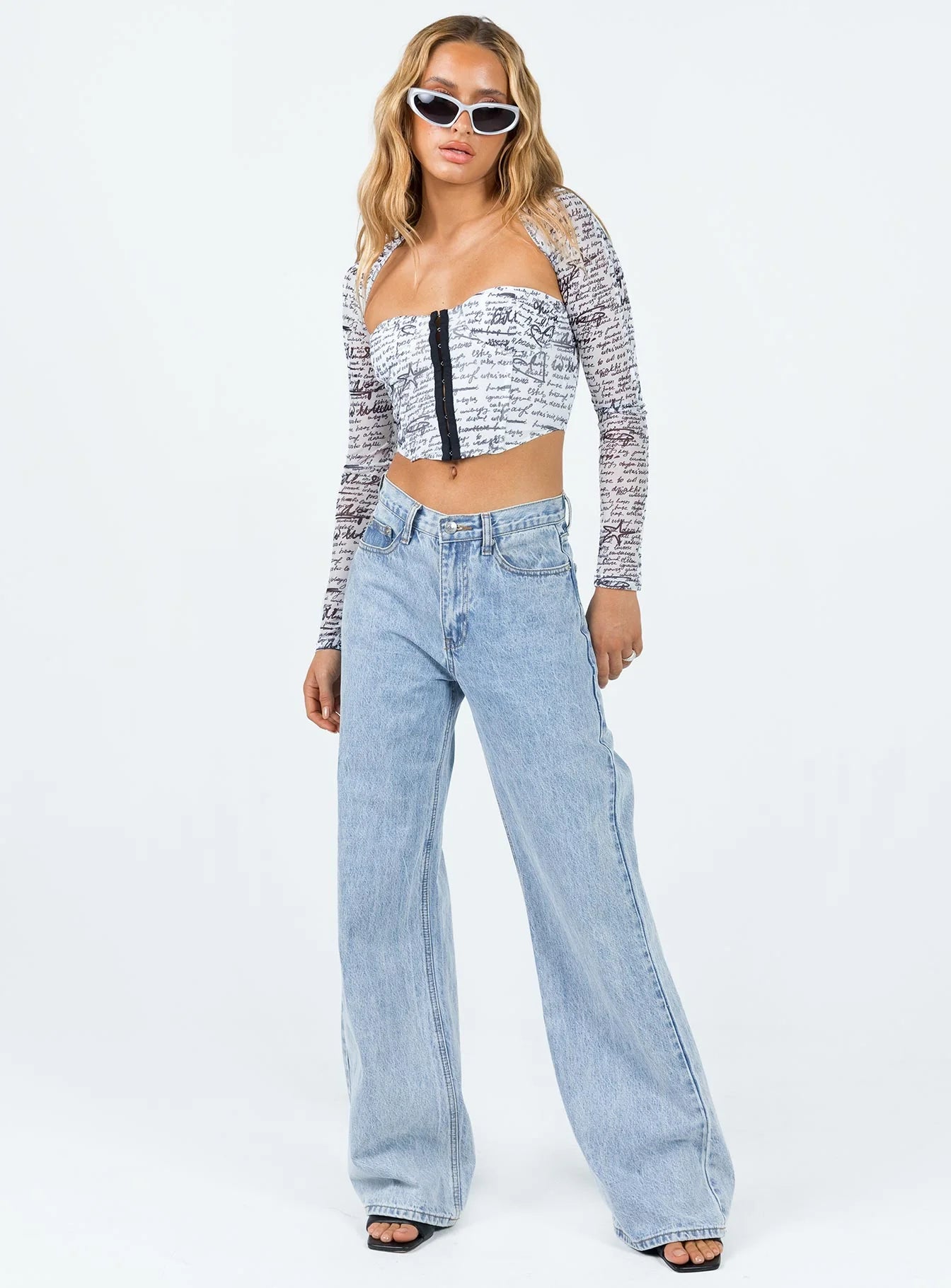 Scripted Corset Top Multi