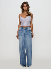 Werner Cowl Neck Sequin Top Lilac