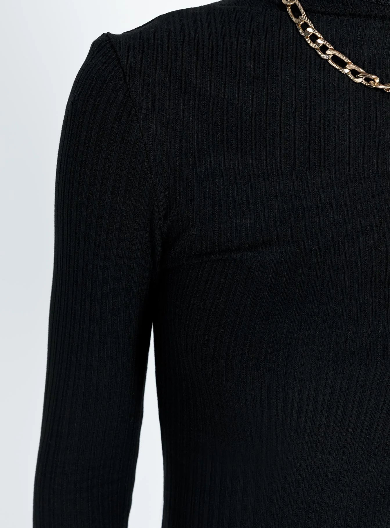 Lerman Long Sleeve Top Black