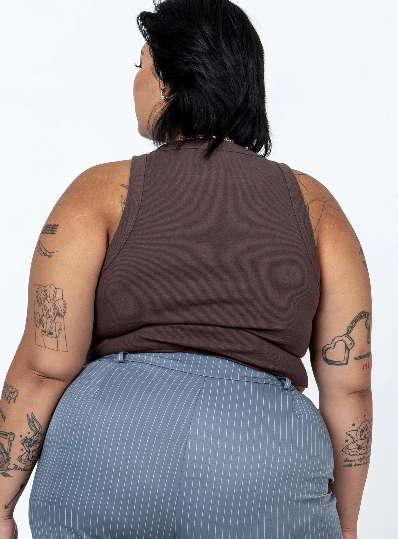 Classic Tank Top Brown Curve