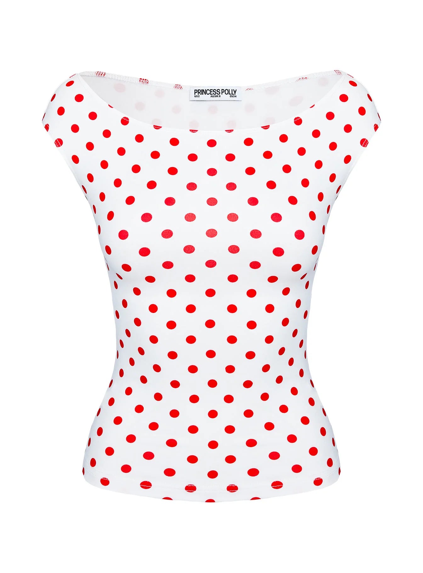 Cheirosa Off Shoulder Top White / Red