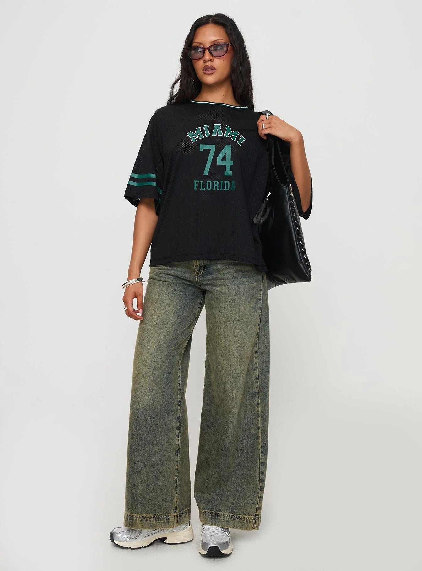 Miami 74 Top Black