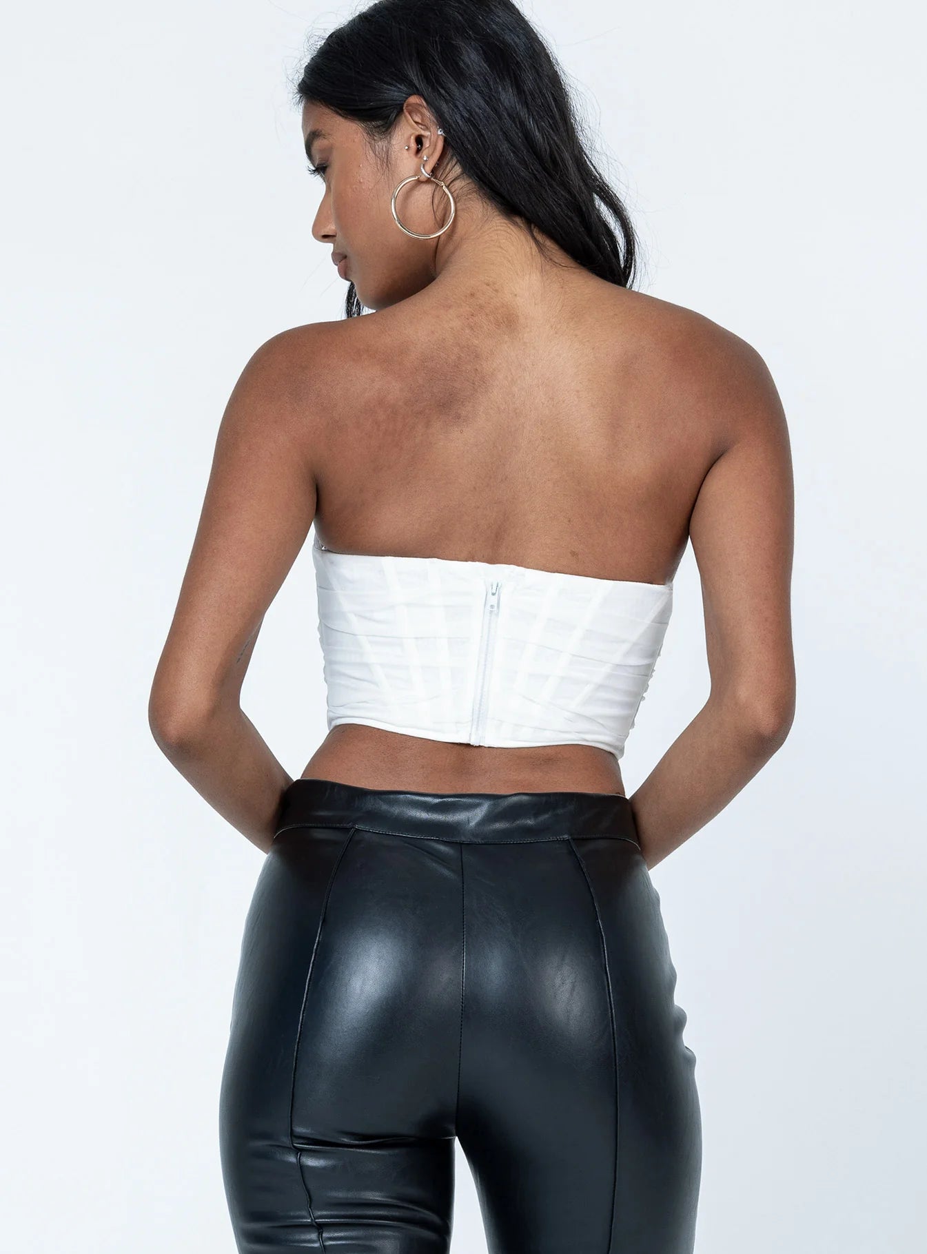 Avery Bustier White