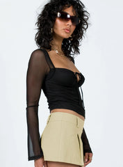 Chapman Long Sleeve Top Black