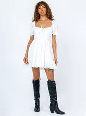 Starley Mini Dress White