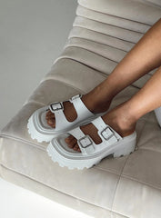 Windsor Smith Reach Sandals White