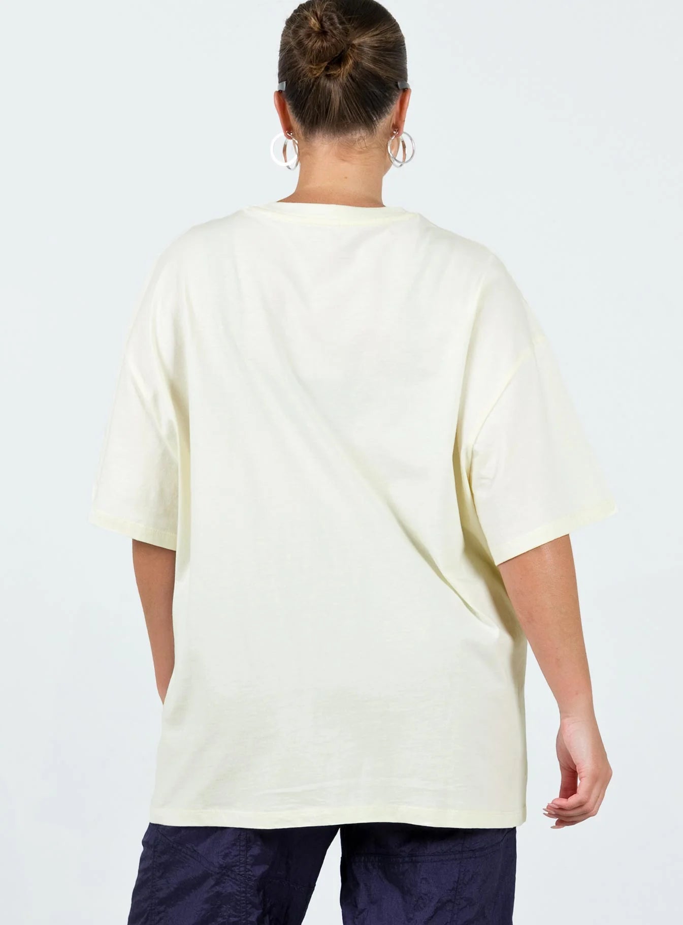 Hot Lap Oversized Tee Ivory