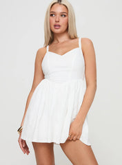 Cona Mini Dress White