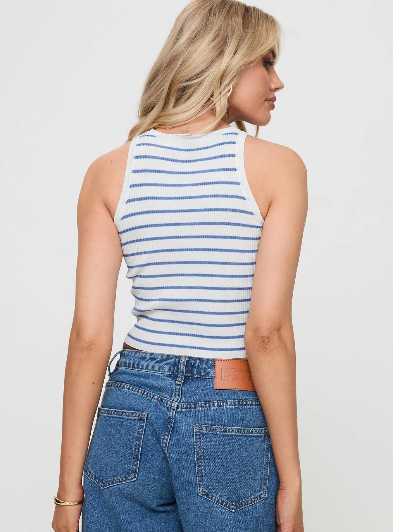 Dupuis Top White / Blue