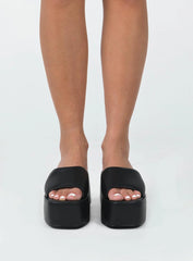 Zimmer Platform Sandals Black