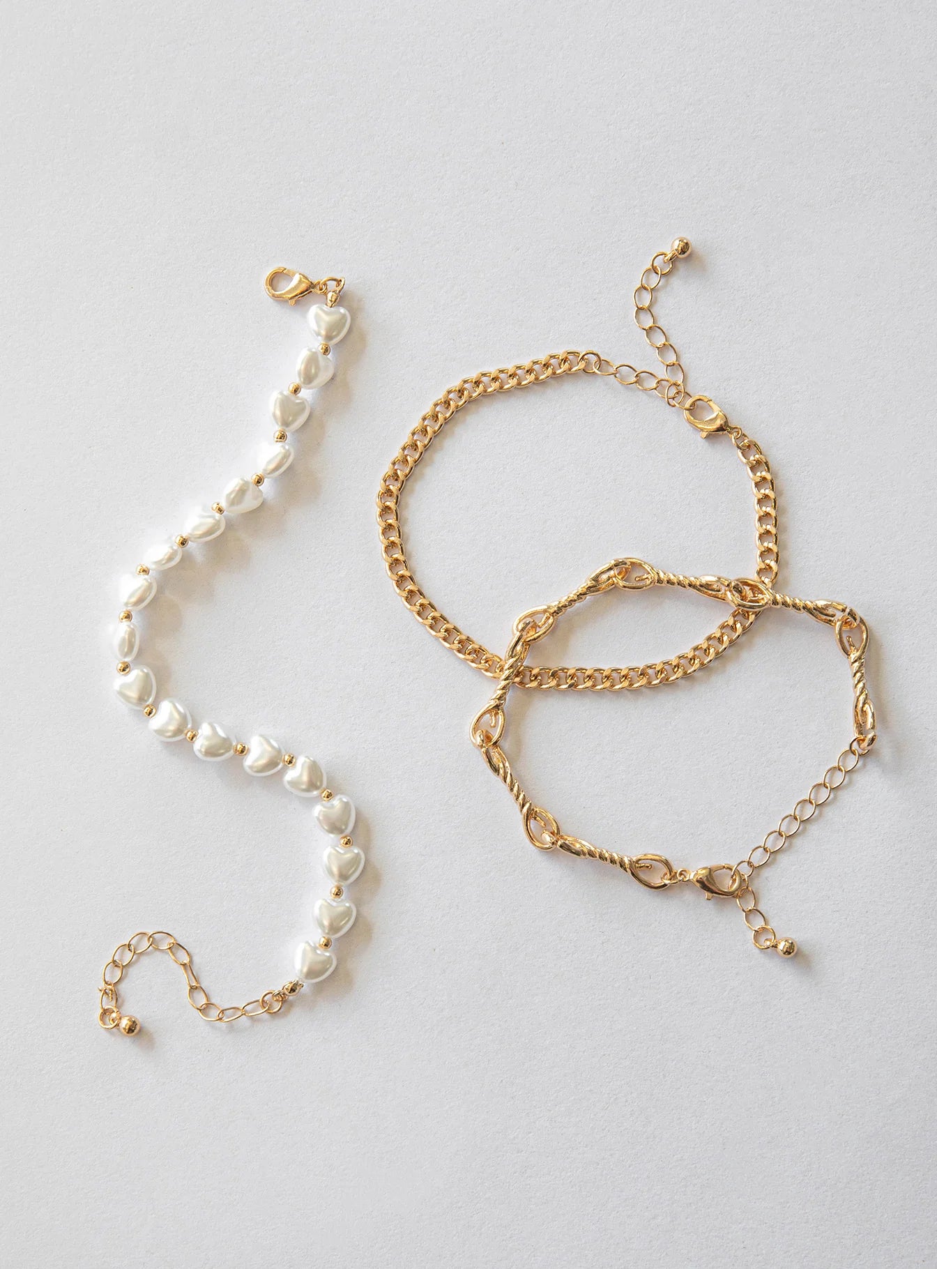Davide Bracelet Pack Gold