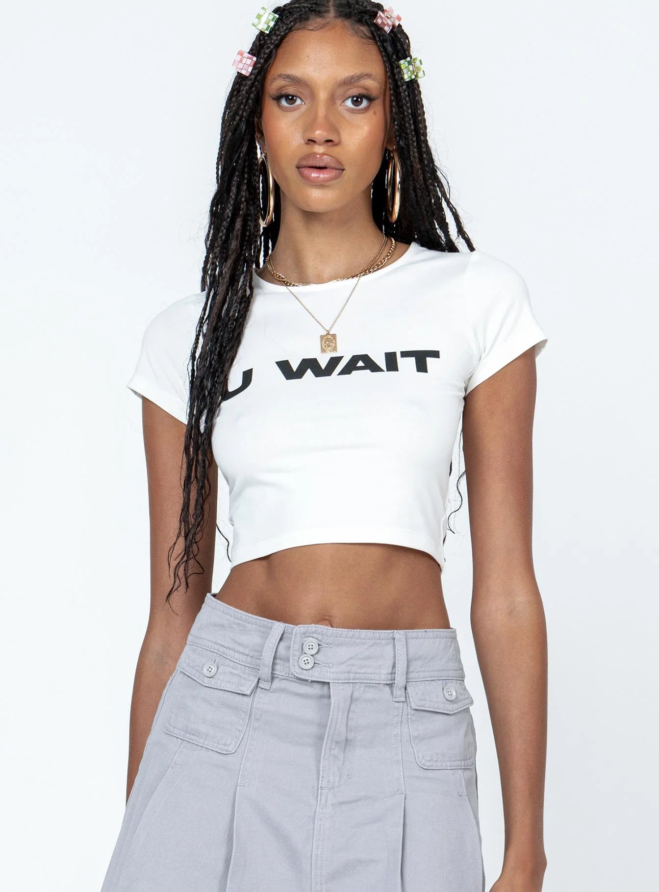 U Wait Tee White