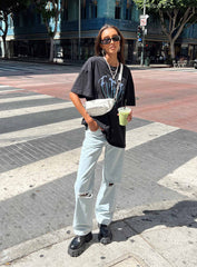 Bertie High Rise Wide Leg Jean