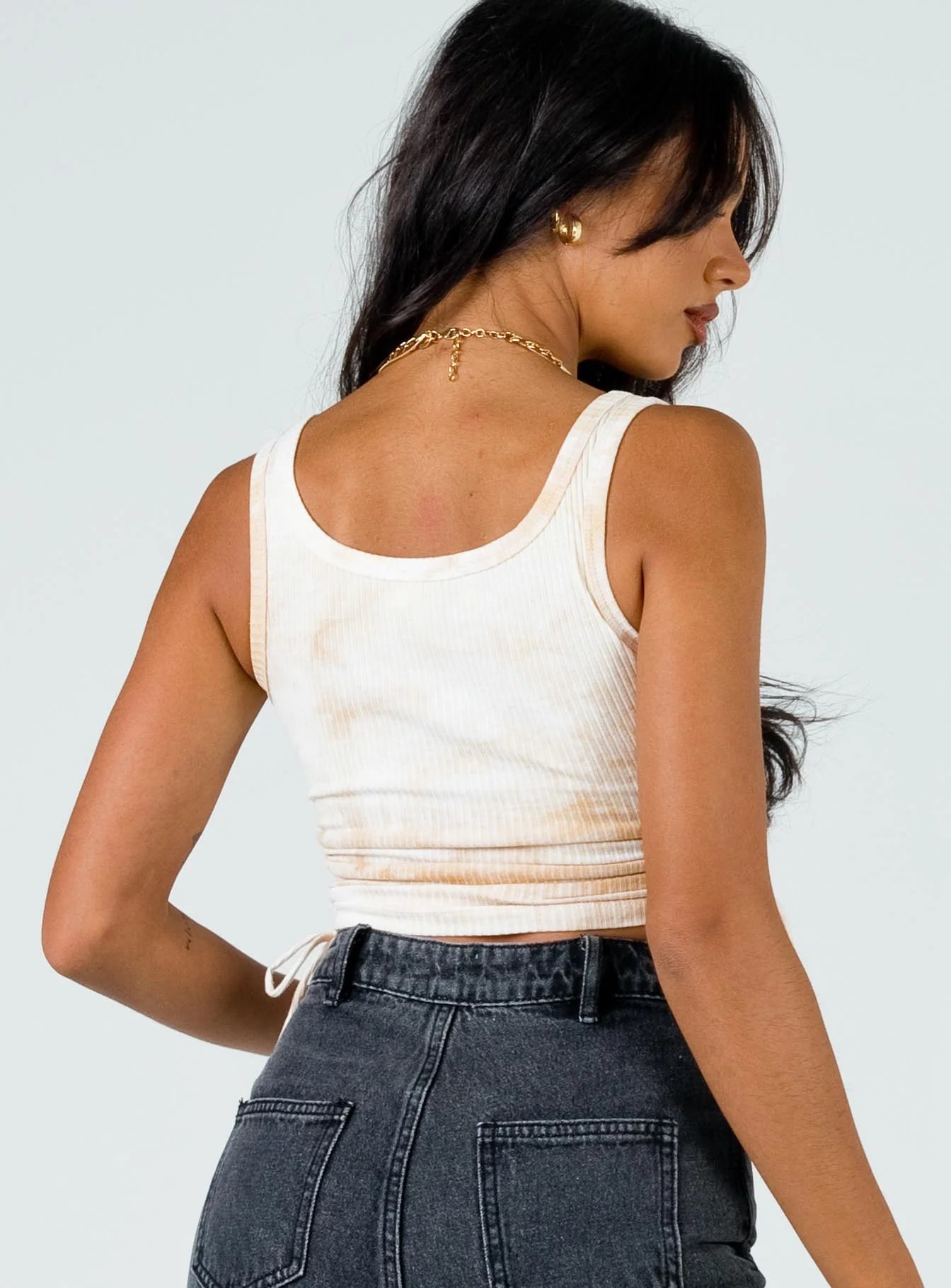 Madelyn Top Tie Dye Beige