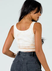 Madelyn Top Tie Dye Beige
