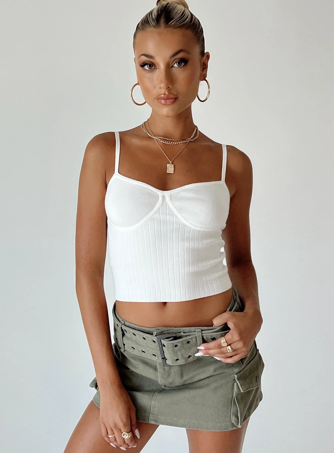 Shaila Top White