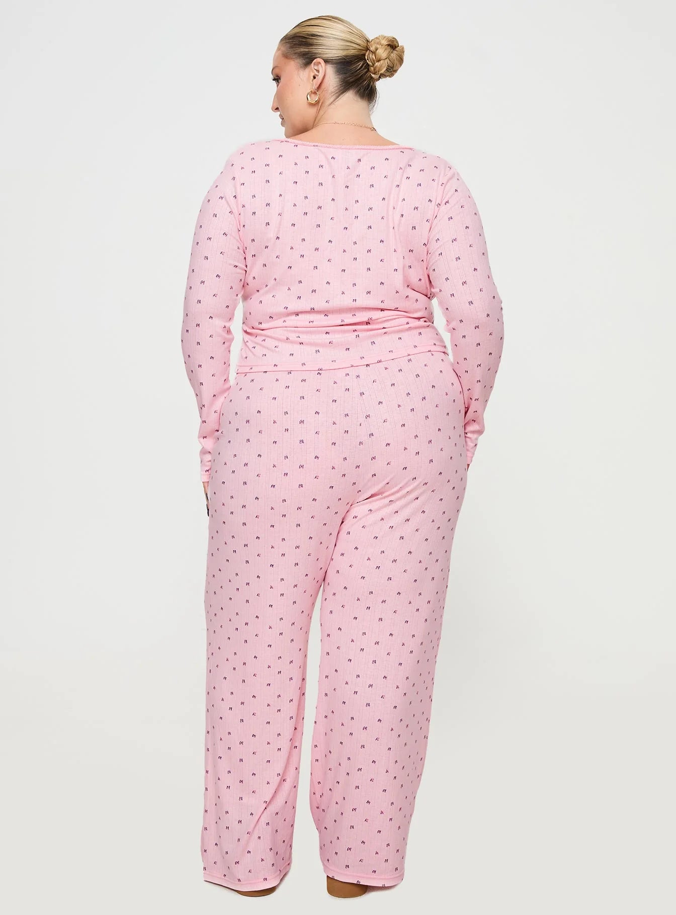 Blueberry Muffin Sleep Set Pink Curve