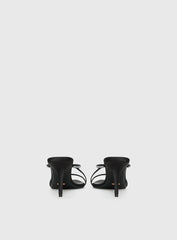 Billini Effy Heels Black Satin Diamante