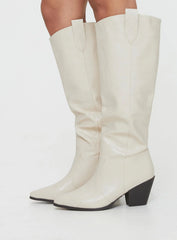 Riley Boots Ecru