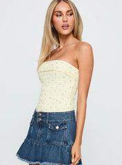 Majorette Strapless Bodysuit Cream