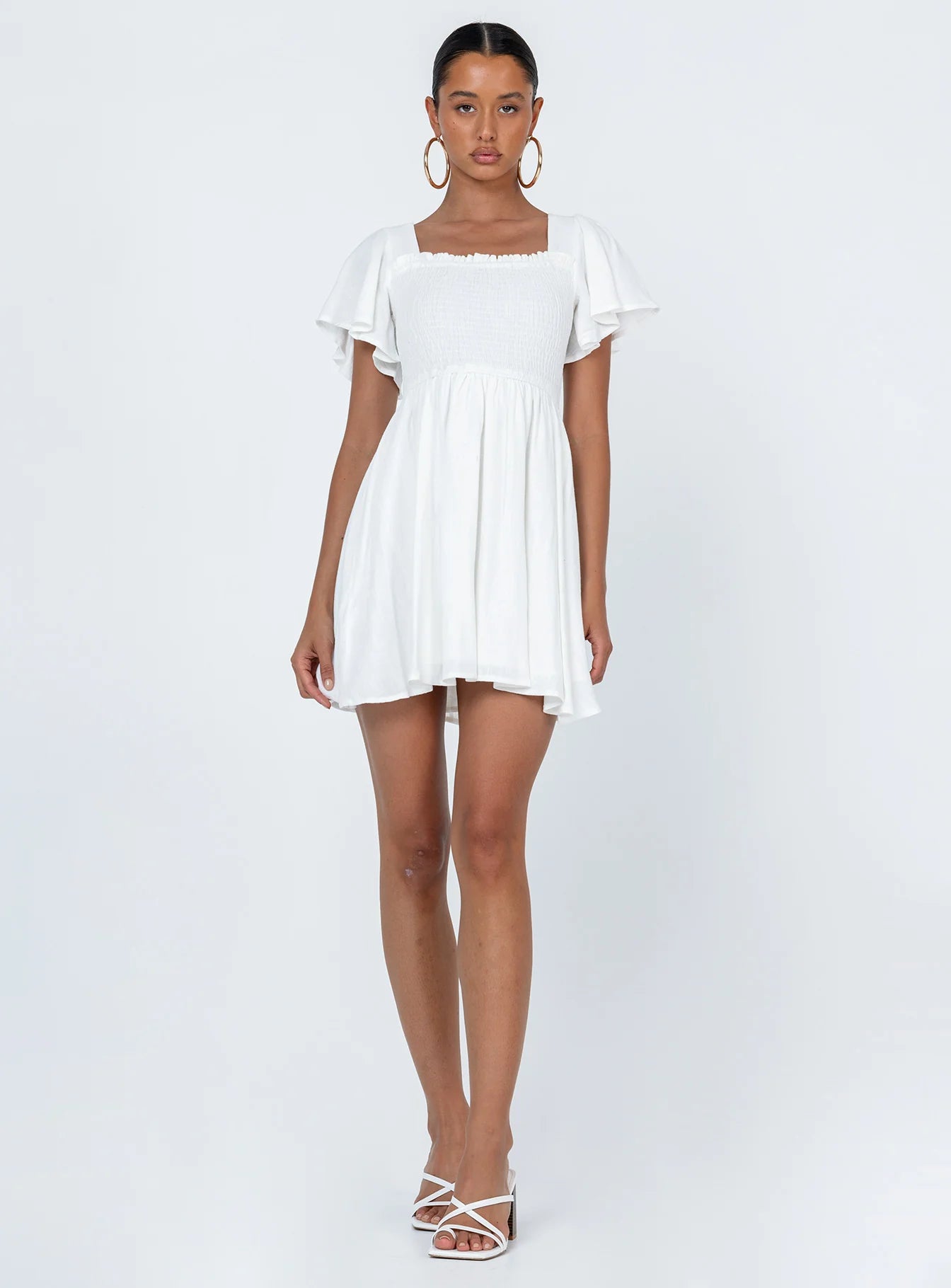 Imagine Mini Dress White