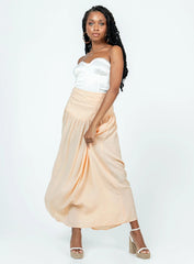 Adelaide Maxi Skirt Beige