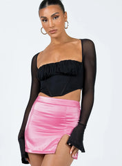 Laurie Long Sleeve Top Black