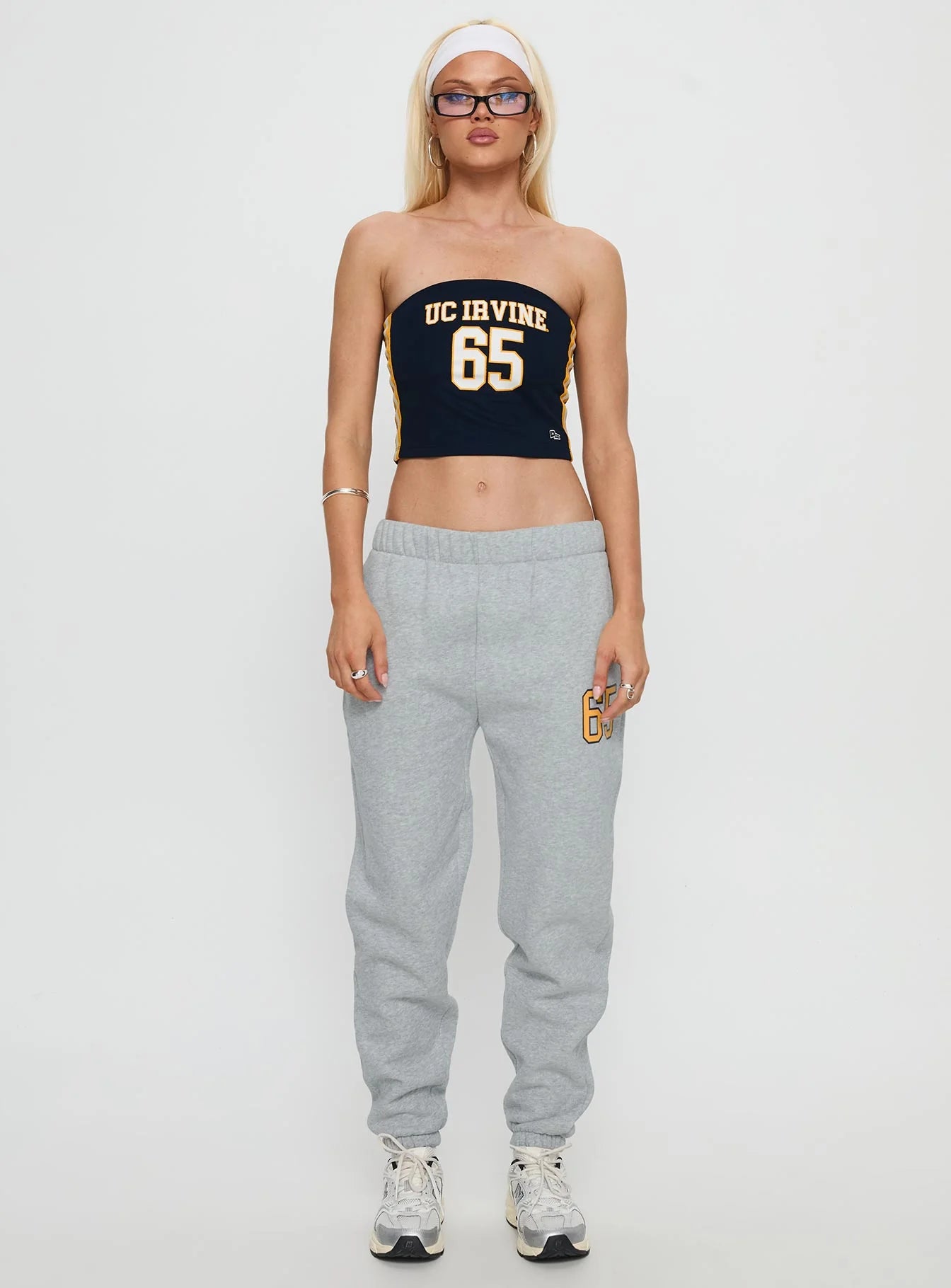UC Irvine Jersey Tube Top Blue
