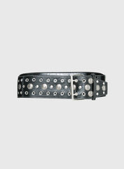 Rhomana Studded Belt Black