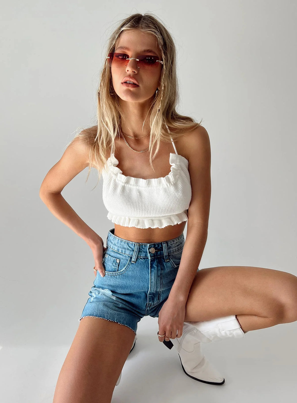 Emely Top White