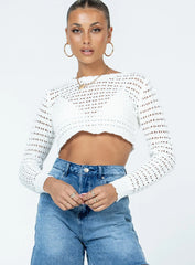 Terra Knit Sweater White