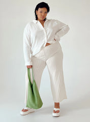 Augustus Pants Cream Curve