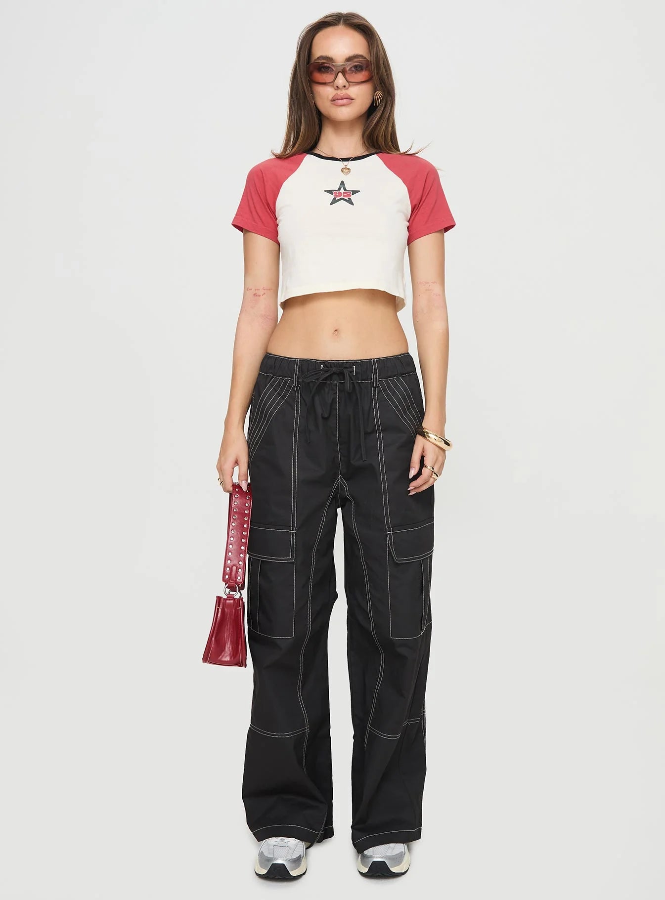 Soria Cargo Pants Black