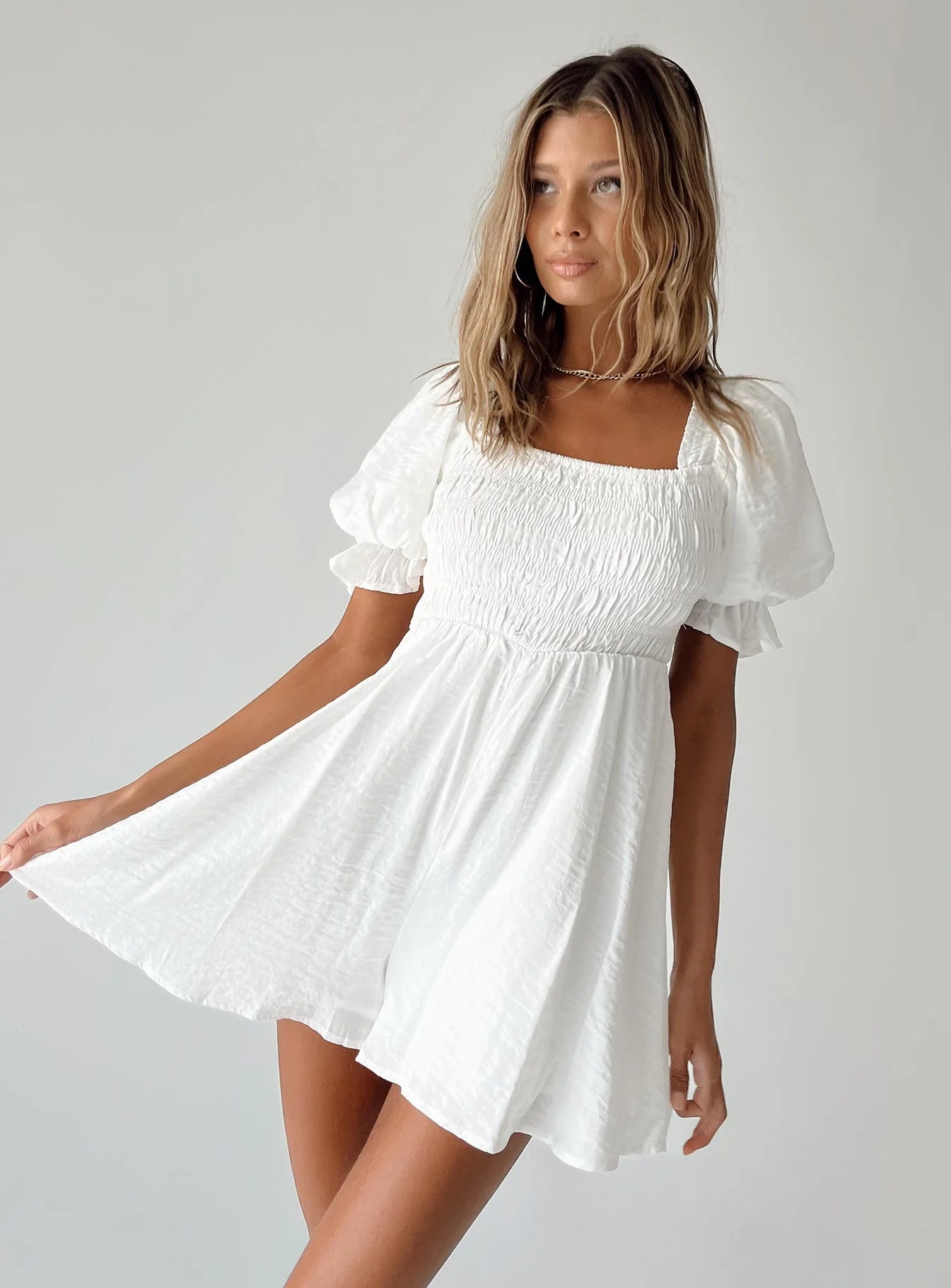 Gemi Romper White