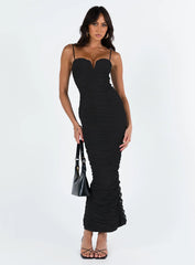 I Want You Maxi Dress Black