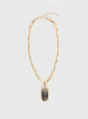 Read Your Mind Pendant Necklace Gold