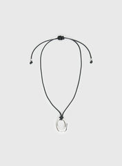 Star Quality Pendant Necklace Black / Silver