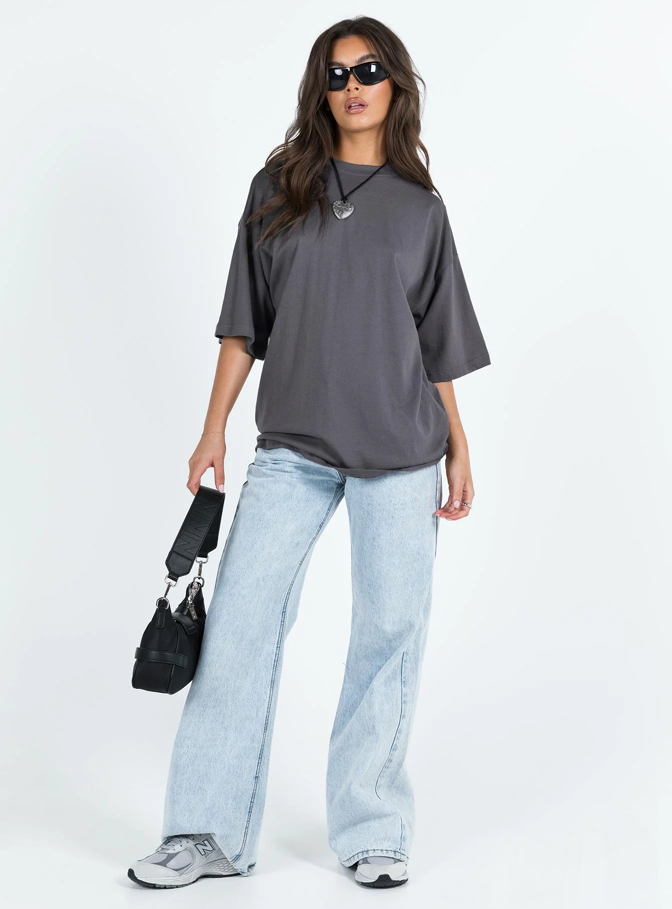 Vedo Oversized Tee Grey