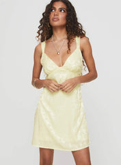 Life In Peace Mini Dress Cream